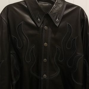 customade all-leather SHIRT
